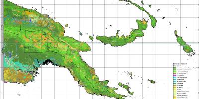 Karta över papua nya guinea klimat